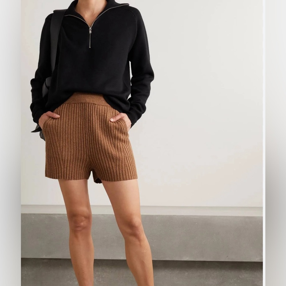 Rag & bone Maxine Ribbed Knit Shorts